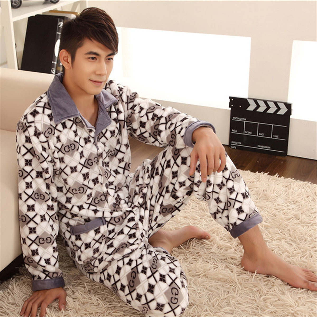 Trendy Coral Fleece Pajama