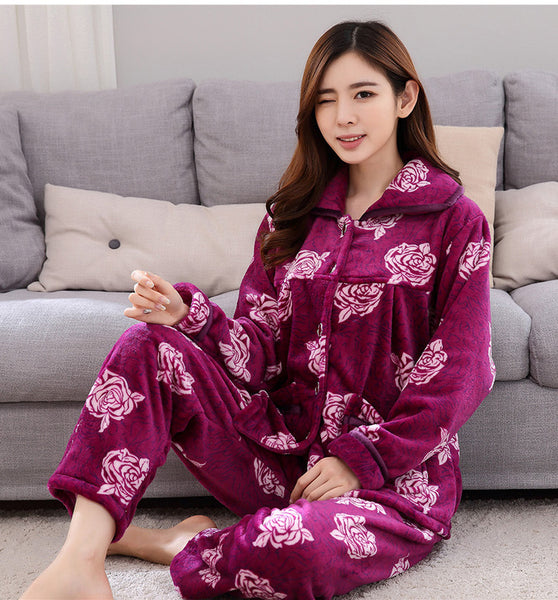 Flannel Print Pajama