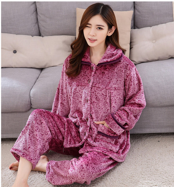Flannel Print Pajama