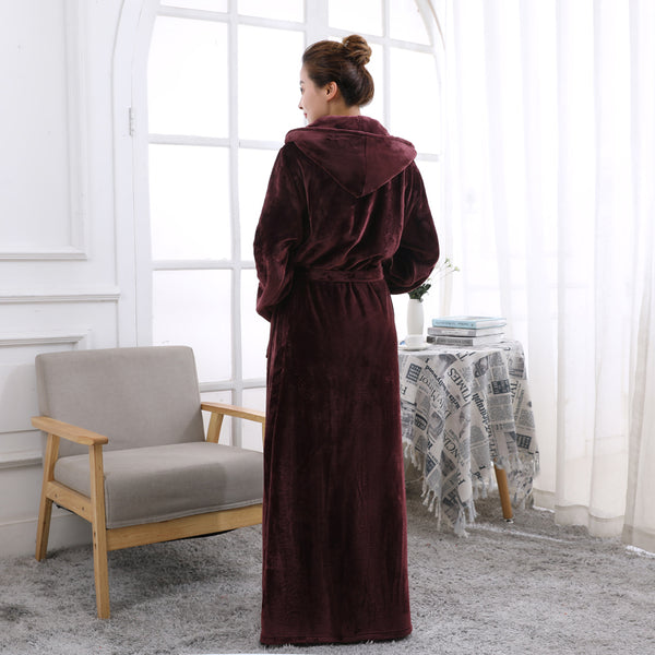 Lovers Thermal Hooded Bathrobe