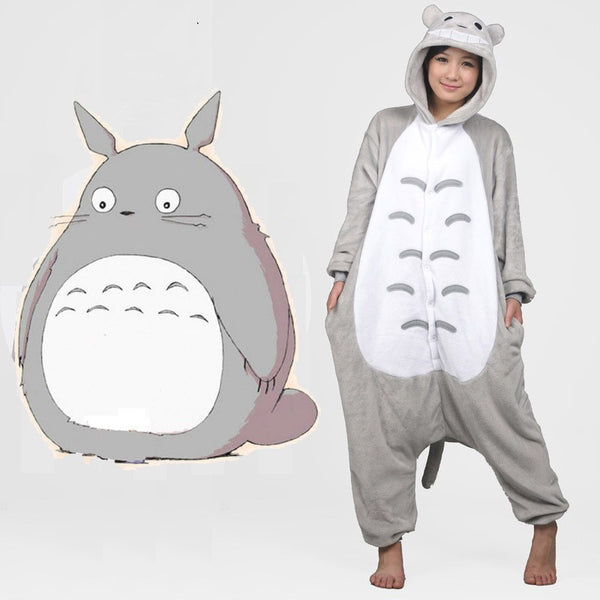 Totoro Full Flannel Onesie