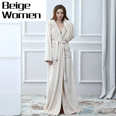 Lovers Thermal Hooded Bathrobe