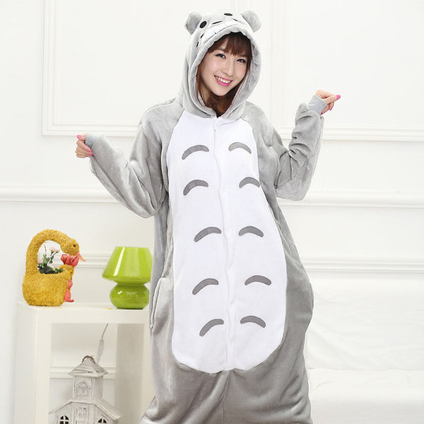 Totoro Full Flannel Onesie